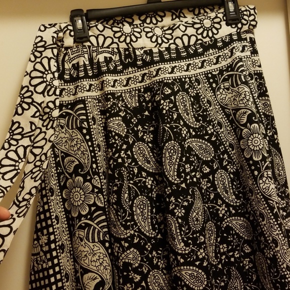 Wrap Around 100% Cotton Skirt - Picture 6 of 6